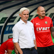 Trener Śląska Wrocław Jacek Magiera