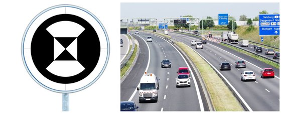 Tak wygląda najrzadziej spotykany znak drogowy na niemieckich drogach. To tzw. znak orientacyjny dla