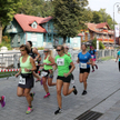 Uczestniczki Biegu Kobiet na 600m zorganizowanego w ramach 9. Tauron Festiwalu Biegowego w Krynicy-Z
