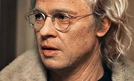 Postarzony Brad Pitt w „Ciekawym przypadku Benjamina Buttona”