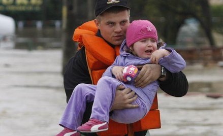 Gdy trzeba uciekać przed wodą, niewiele jest czasu na zabranie zabawek