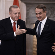 Prezydent Turcji Recep Tayyip Erdogan i premier Grecji Kiriakos Mitsotakis.