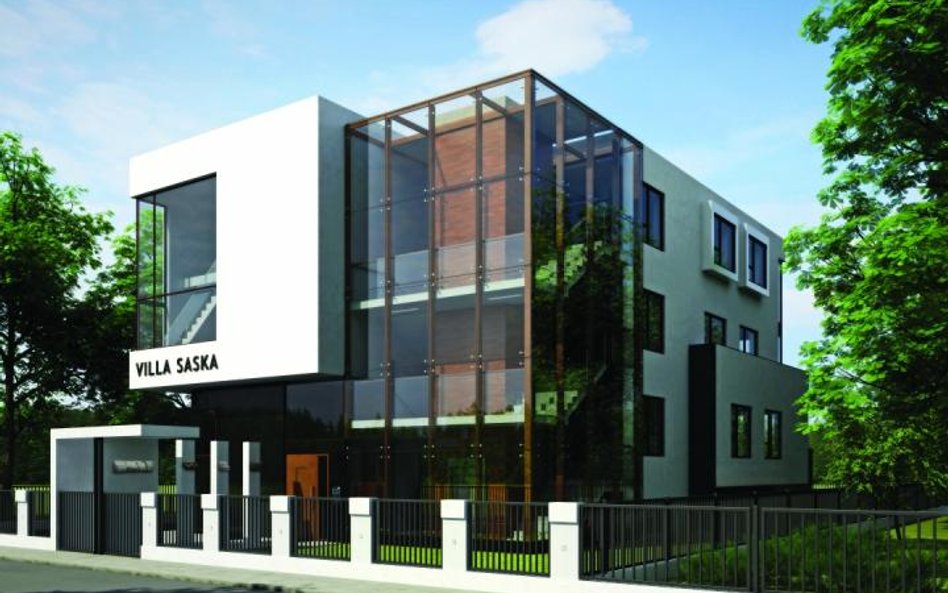 W apartamentowcu Villa Saska znajdzie się pięć mieszkań 