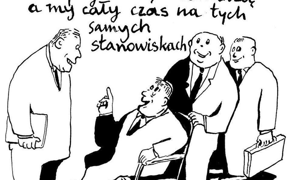 Komentarz rysunkowy. Kolesie przychodzą i odchodzą