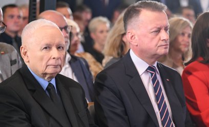 Jarosław Kaczyński i Mariusz Błaszczak