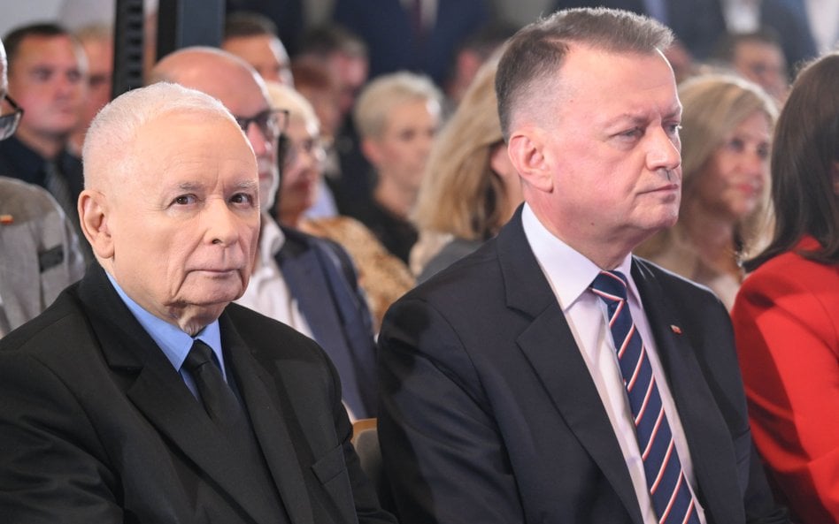 Jarosław Kaczyński i Mariusz Błaszczak