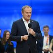 Premier Donald Tusk przemawia na spotkaniu z laureatami międzynarodowych olimpiad naukowych w siedzi