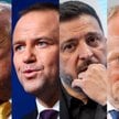 Donald Trump, Karol Nawrocki, Wołodymyr Zełenski, Donald Tusk