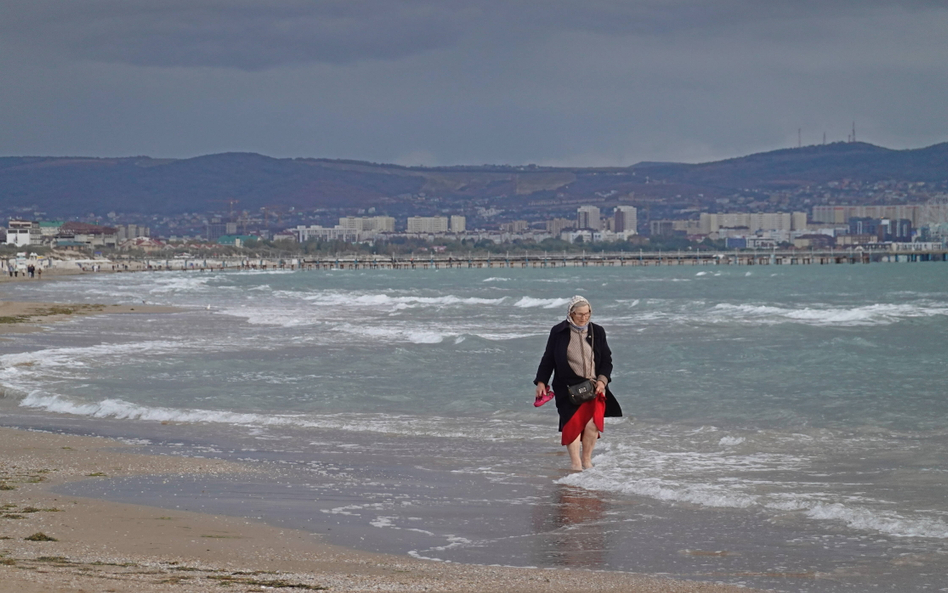 Plaża w Anapie w Krasnodarskim Kraju