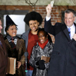 Bill de Blasio w chwile po zaprzysiężeniu na burmistrza Nowego Jorku