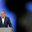 Premier Donald Tusk podczas konferencji prasowej
