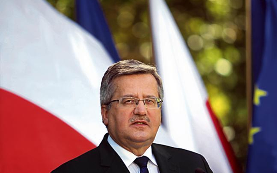 Prezydent Bronisław Komorowski