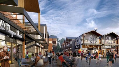 W ramach inwestycji powstanie 35 lokali przeznaczonych na sklepy, punkty usługowe oraz gastronomię.