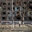 Ruiny Kramatorska, w którego pobliżu Rosjanie chcieli zamknąć w okrążeniu oddziały ukraińskie