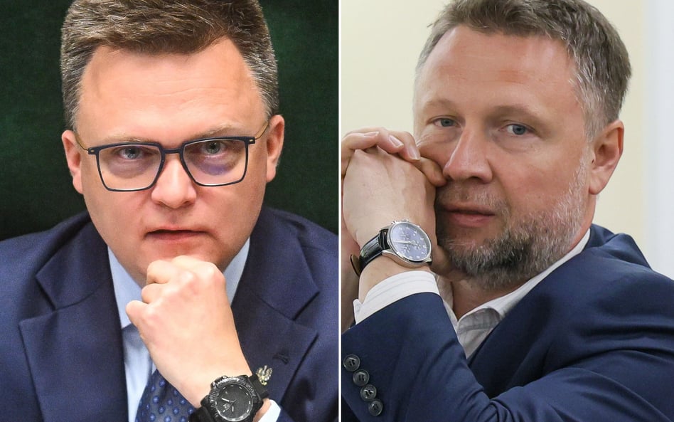 Szymon Hołownia i Marcin Kierwiński