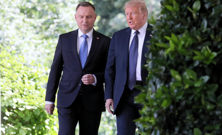 Andrzej Duda i Donald Trump