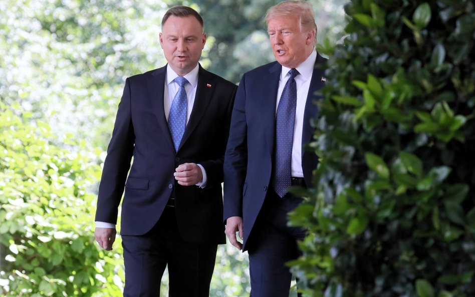 Andrzej Duda i Donald Trump