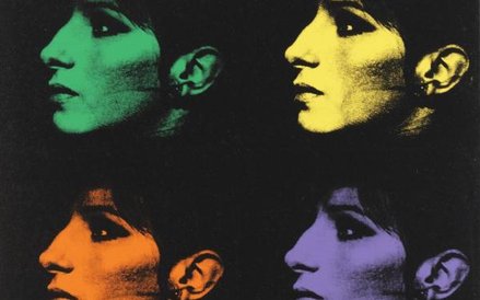 Deborah Kass, 4 portrety Barbry (Seria z żydowską Jackie), 1993, sitodruk, akryl, płótno, dzięki upr