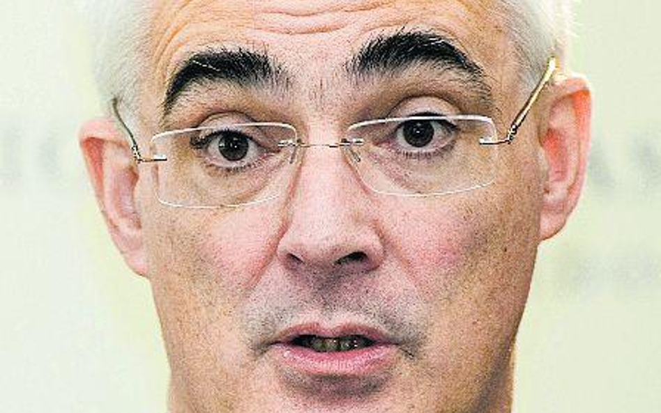 Alistair Darling, kanclerz skarbu, czyli minister finansów Wielkiej Brytanii