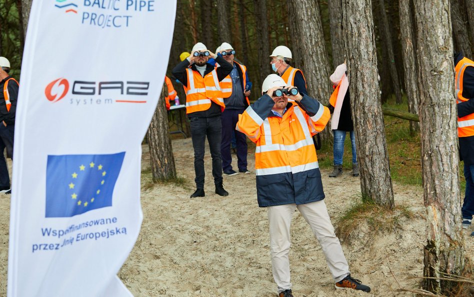 Od 1 października gazociąg Baltic Pipe ma osiągnąć moce przesyłowe na poziomie 2–3 mld m sześc. rocz