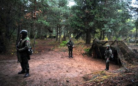 Rezerwiści w Orzyszu