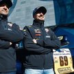Adam Małysz (z prawej) i jego pilot Rafał Marton