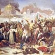 Émile Signol, „Zdobycie Jerozolimy przez krzyżowców, 15 lipca 1099 r.” – obraz z 1847 r.