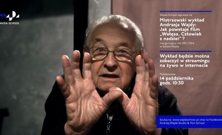 Andrzej Wajda wygłosi swój mistrzowski wykład Jak powstaje film Wałęsa. Człowiek z nadziei?