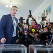 Mer Kijowa Witalij Kliczko w czasie niedzielnego głosowania