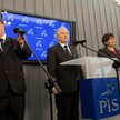 Od lewej: Przemysław Gosiewski, Jarosław Kaczyński, Grażyna Gęsicka