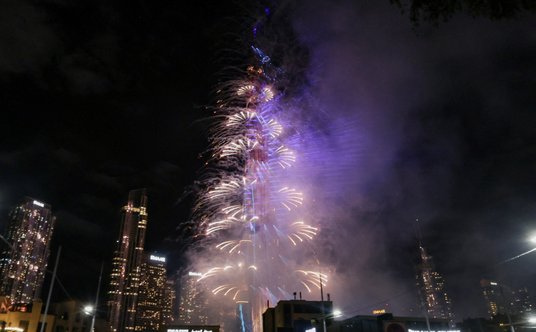 Fajerwerki w Dubaju