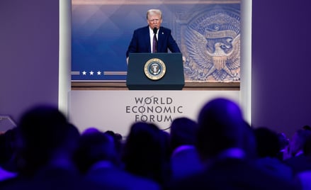 Donald Trump połączył się ze Światowym Forum Ekonomicznym (WEF) w Davos, by wygłosić przemówienie, w