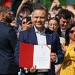 Prezydent Karol Nawrocki podczas spotkania z rolnikami w miejscowości Krąpiel