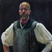 „Autoportret", 1908–1915, olej na dykcie