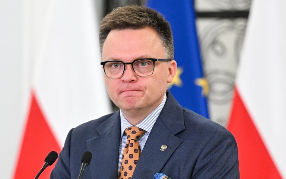Marszałek Sejmu Szymon Hołownia