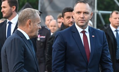 Premier Donald Tusk i prezydent Karol Nawrocki