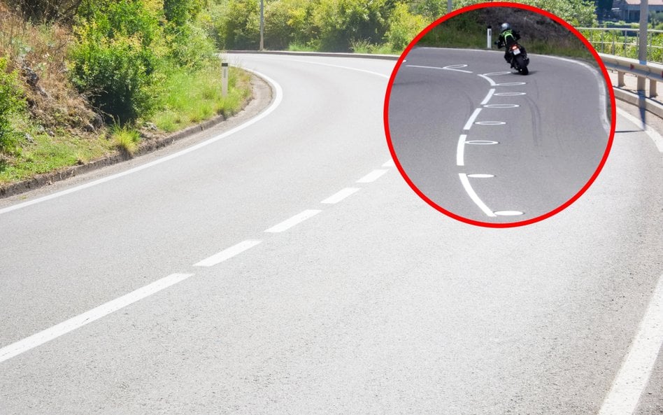 Na zakrętach dochodzi do wielu wypadków z udziałem motocyklistów