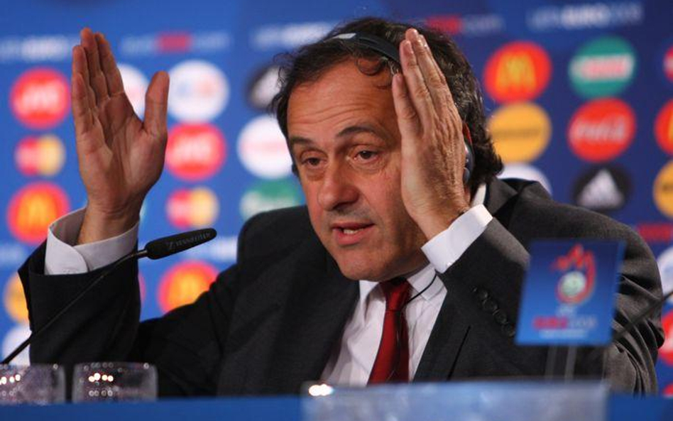 Szef UEFA Michel Platini