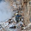 Charków jest atakowany przez Rosjan od 19 dni. Na zdjęciu jeden z budynków zniszczonych podczas ostr