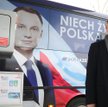 Andrzej Duda w czasie kampanii prezydenckiej przed wyborami w 2020 roku (paliwo po 5,13 zł)