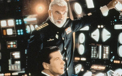 Okręt podwodny „Czerwony Październik” był bardzo trudny do wykrycia. Na zdjęciu: Sean Connery i Alec