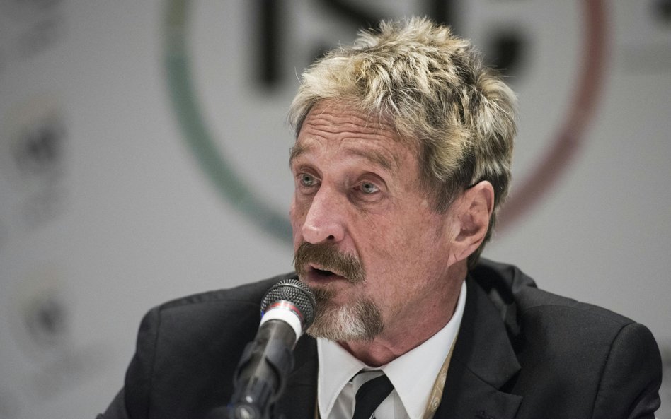 John McAfee został znaleziony martwy 23 czerwca 2021 roku