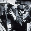 Jack Nicholson, John Huston i Roman Polański na planie „Chinatown”. Nicholson zagrał w nim detektywa