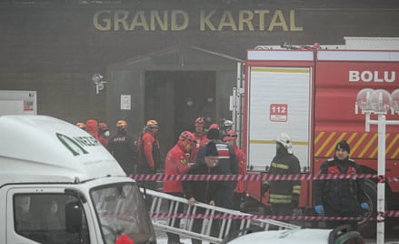 Liczba ofiar pożaru w hotelu Grand Kartal w tureckim ośrodku narciarskim Kartalkaya wzrosła do 76