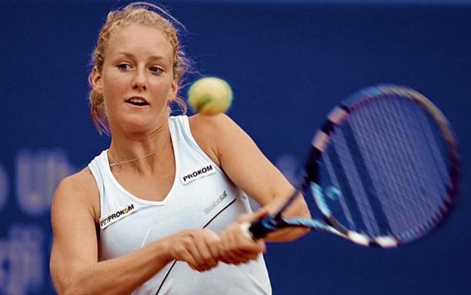 Urszula Radwańska rok temu była 251. w rankingu WTA, dziś jest blisko awansu do pierwszej setki (fot