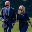 Joe i Jill Bidenowie ewakuowani z letniego domu