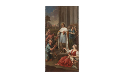 Szymon Czechowicz, „Św. Elżbieta Portugalska”, 1750, obraz z parafii rzymsko-katolickiej pw. Trójcy 