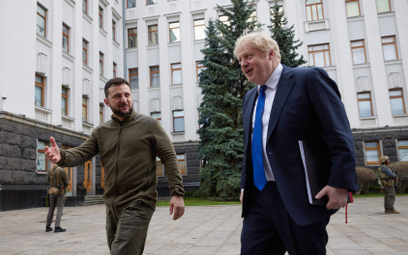 Zełenski do Johnsona: Witaj w Kijowie, przyjacielu