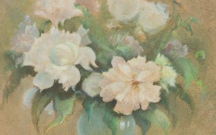 Borys i Maurycy Mielniczuk ze swoich zbiorów wypożyczyli m.in. „Kwiaty w wazonie" Wacława Żaboklicki