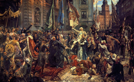 ,,Konstytucja 3 Maja 1791 roku” – obraz Jana Matejki z 1891 r.